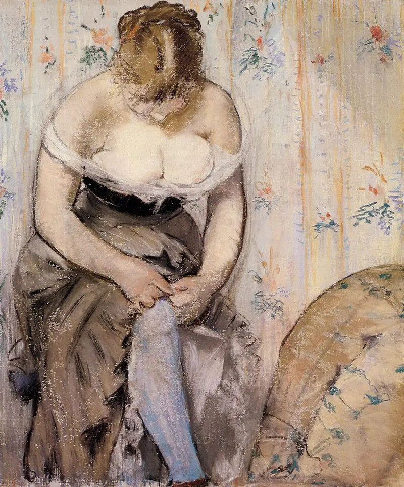 Dizlikli Kadın - Édouard Manet