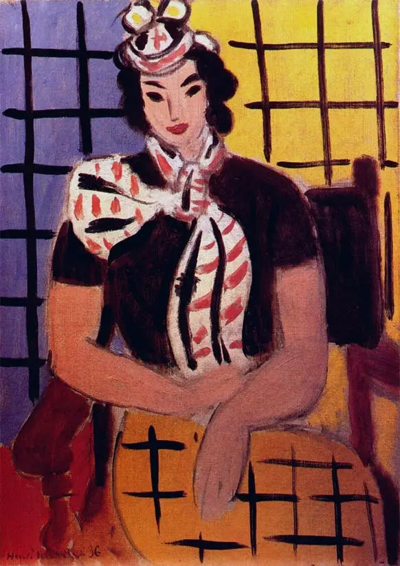 İskoç Şal ile Kadın - Henri Matisse