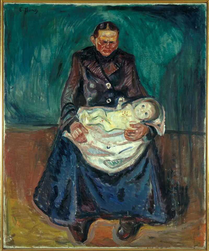 Hasta Çocuklu Kadın. Miras - Edvard Munch