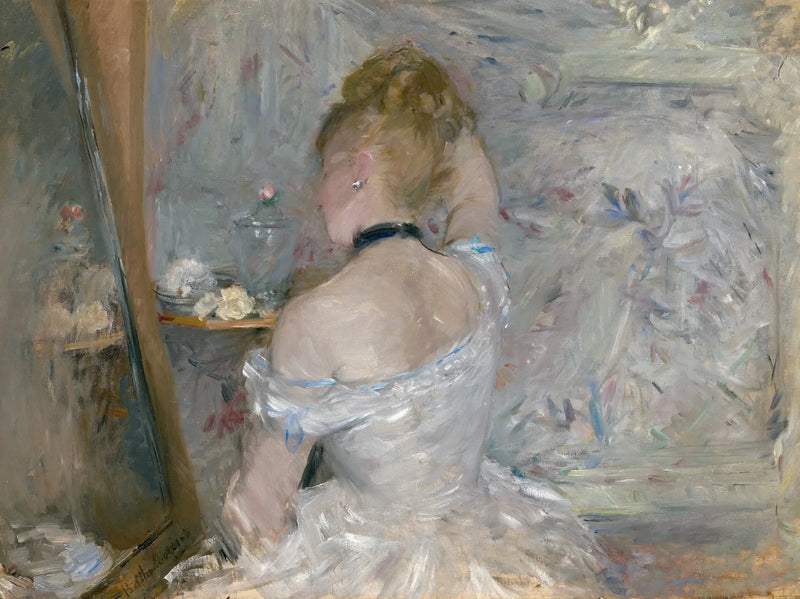 Kadın Makyaj Masasında - Berthe Morisot