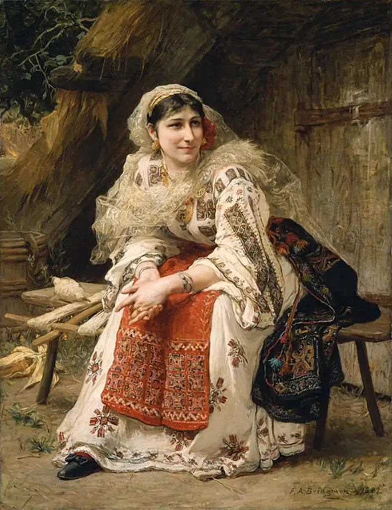 Ermeni kadın. - Frederick Arthur Bridgman