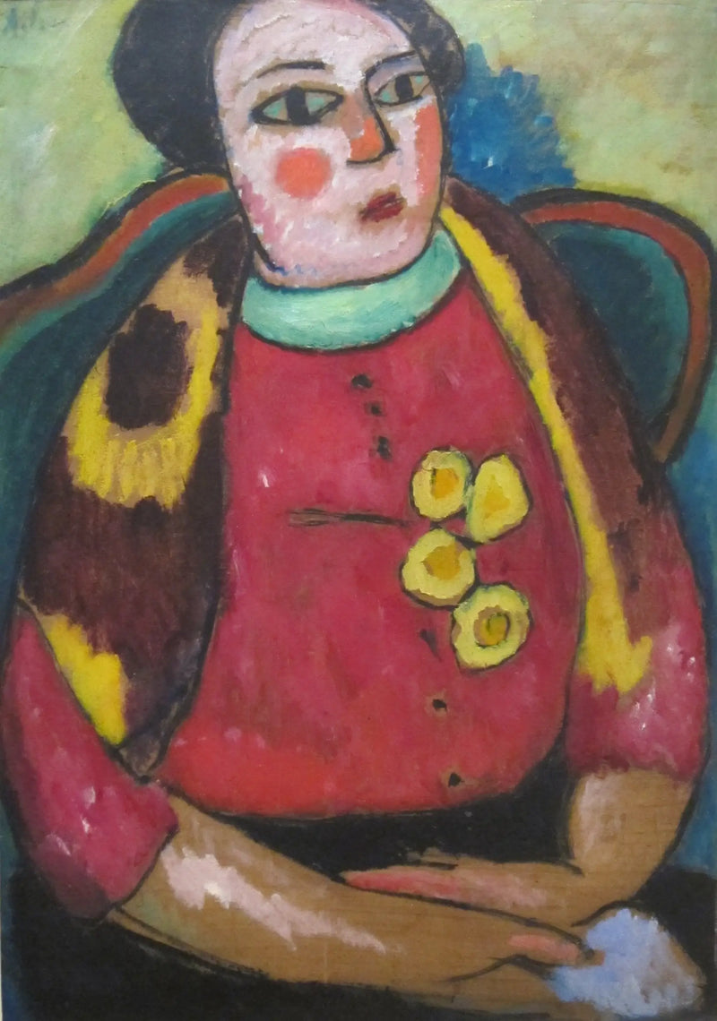 Oturan Kadın - Alexej von Jawlensky