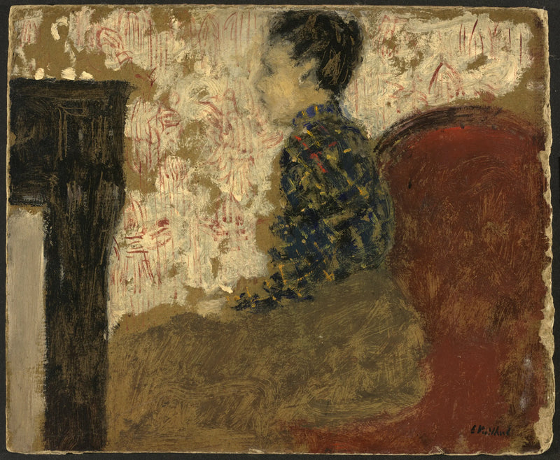 Kömürde Oturan Kadın - Édouard Vuillard