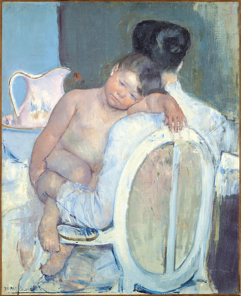 Kucağında bir çocukla oturan kadın - Mary Cassatt