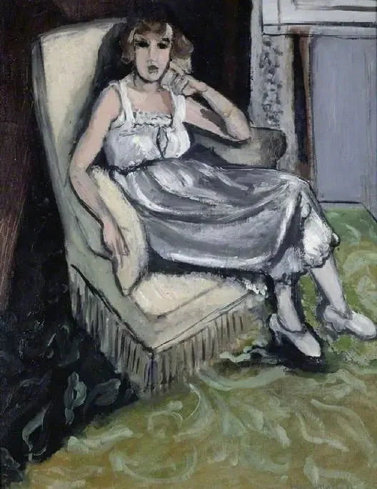 Bir koltukta oturan kadın - Henri Matisse