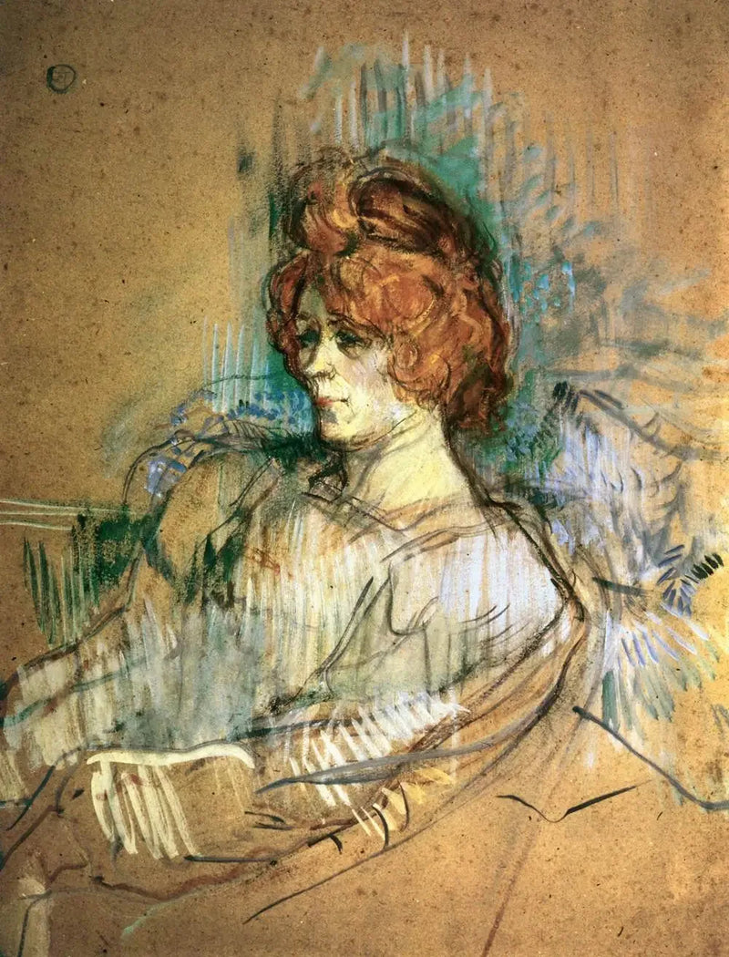 Oturan Kadın - Henri de Toulouse-Lautrec