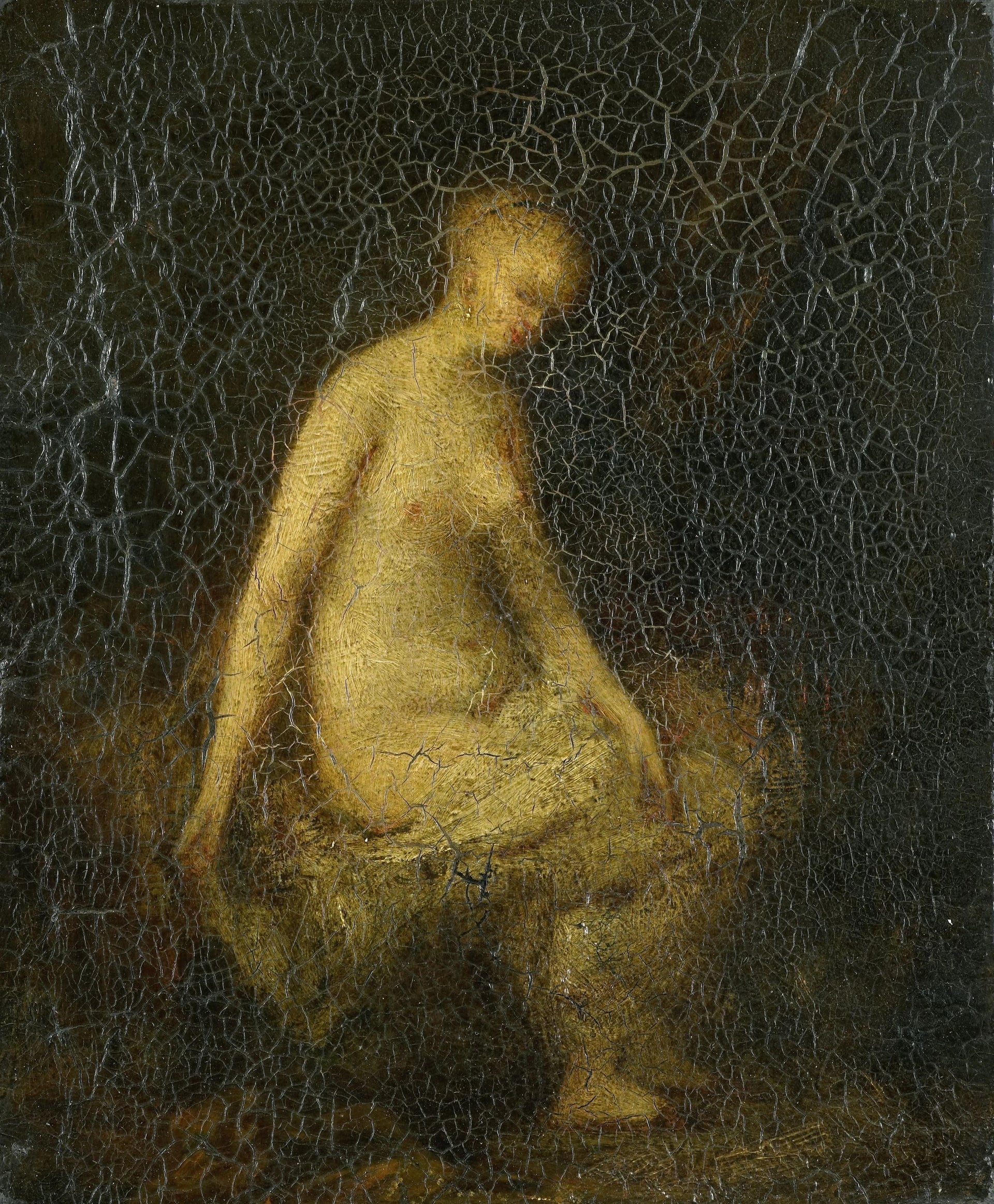 Femme au bain - Hippolyte Michaud