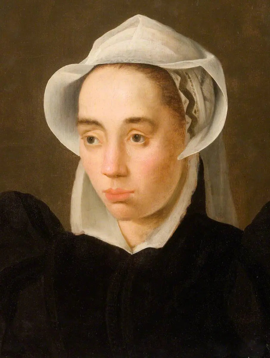 Femme au bonnet blanc - Frans Pourbus the Younger - Alpha Reproduction