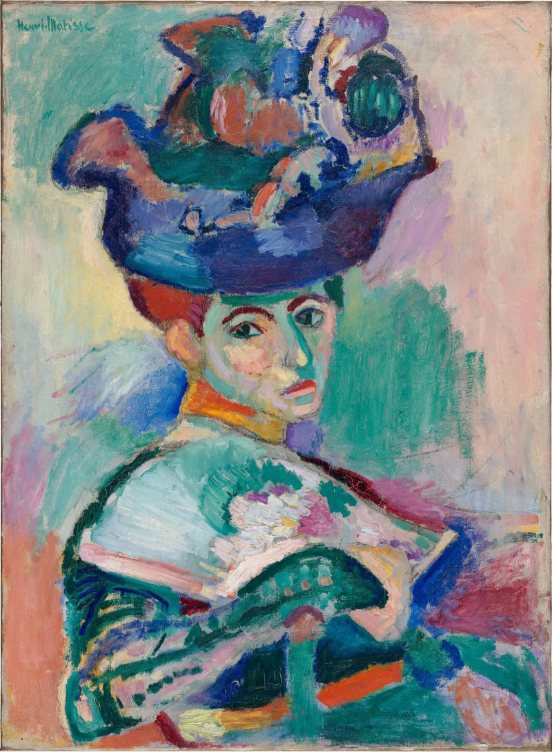 Şapkalı Kadın - Henri Matisse