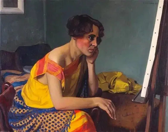 Kadın Atölyede - Félix Vallotton