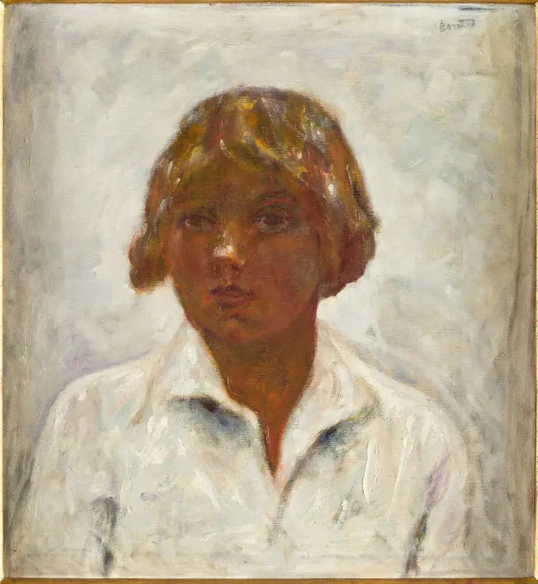 Beyaz bluzlu kadın, arka ışık - Pierre Bonnard