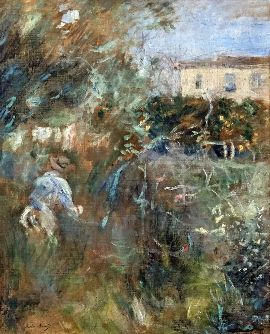 Bahçedeki Kadın (Nice'deki Arnulphi Villası) - Berthe Morisot