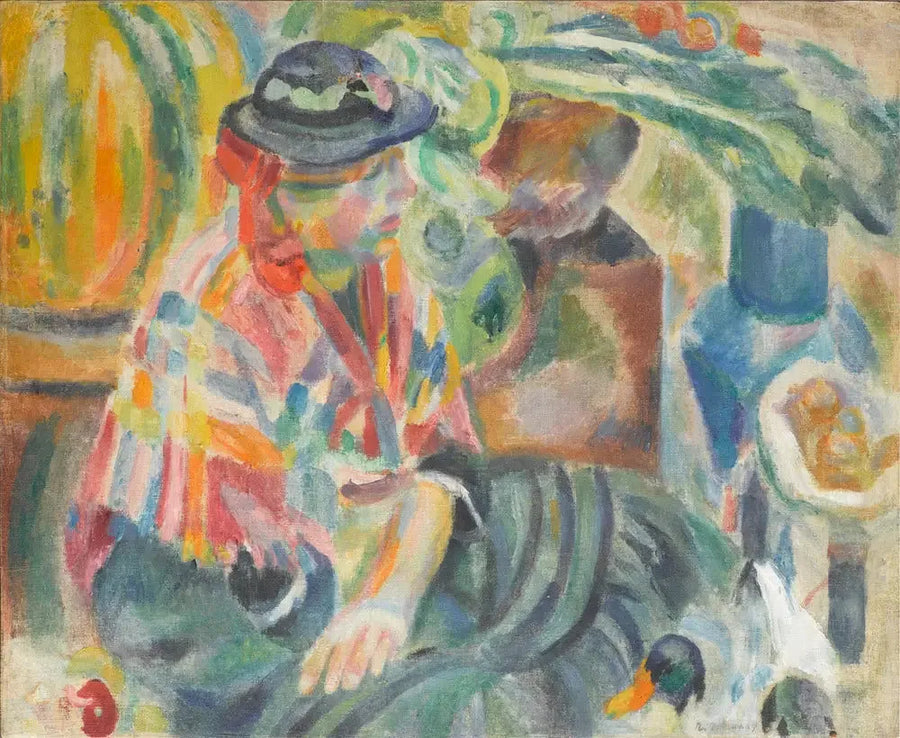Pazar Kadını (Portekiz) - Robert Delaunay
