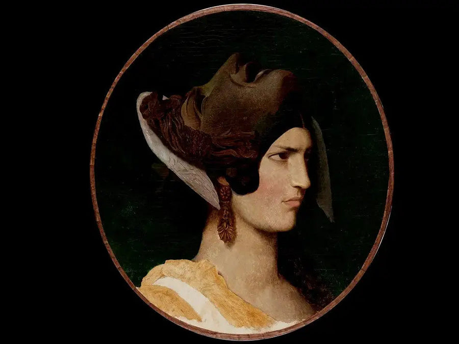 Antik maskeli kadın - Jean-Léon Gérôme