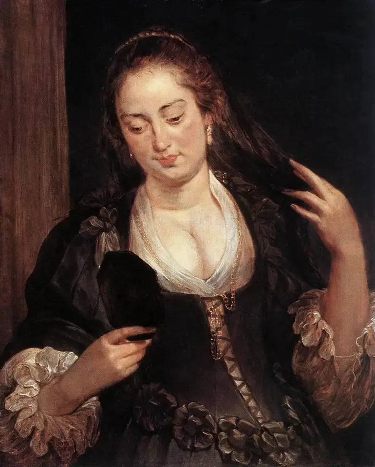 Ayna karşısında kadın - Peter Paul Rubens