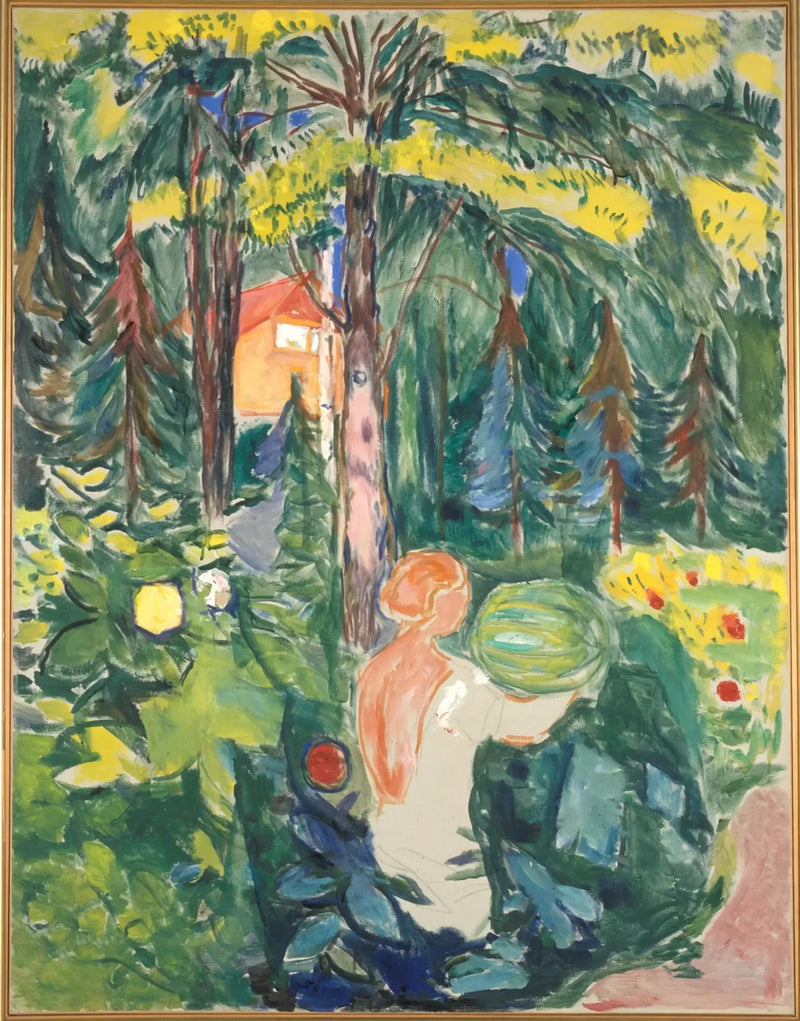 Balkabağına sahip Kadın - Edvard Munch