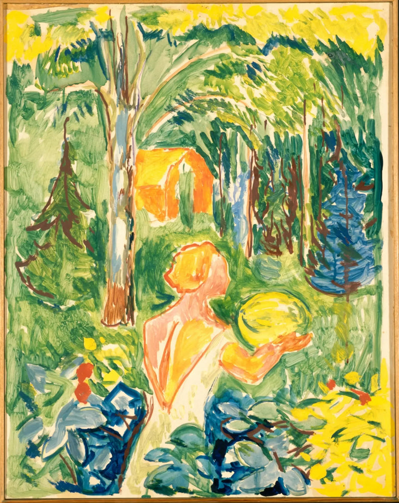 Balkabağına sahip Kadın - Edvard Munch