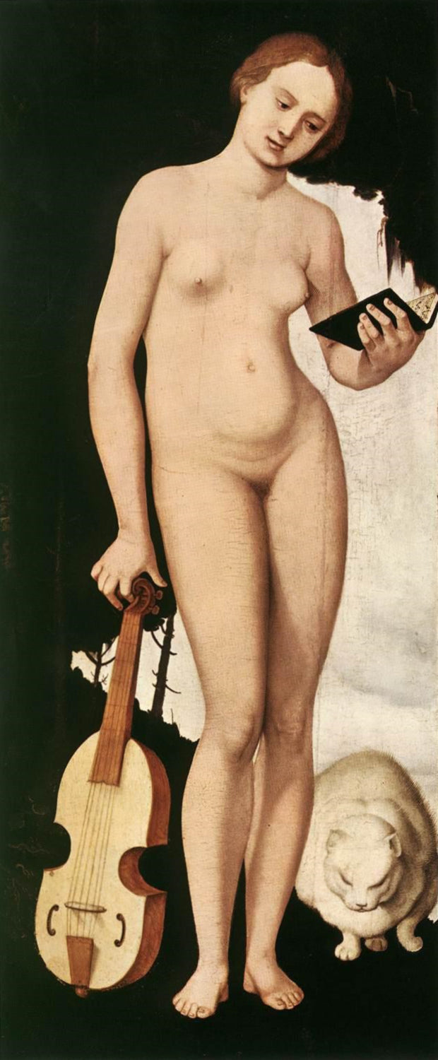 Kadın ve Kedi - Hans Baldung Grien