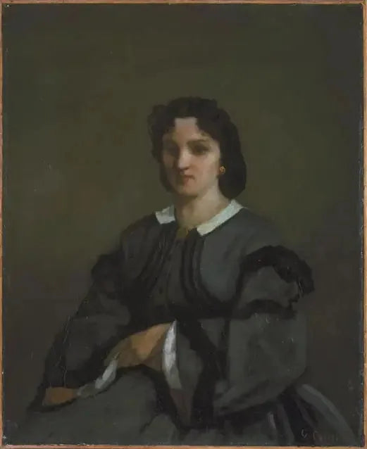 Eldivenli Kadın - Gustave Courbet