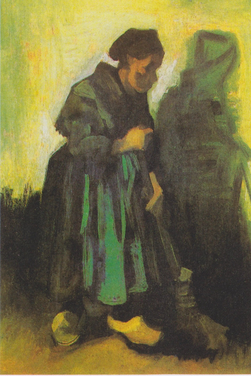 Süpürgeli Kadın - Vincent van Gogh