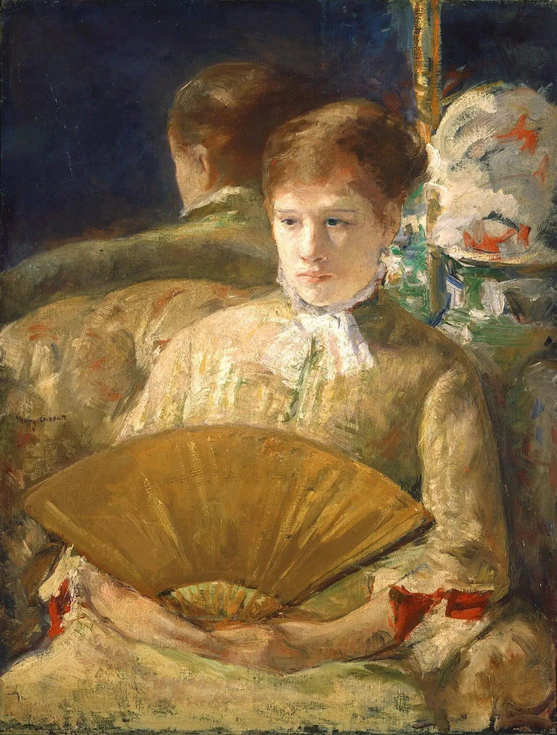Şemsiye Tutan Kadın - Mary Cassatt