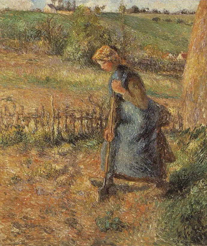 Şarkı Söyleyen Kadın - Camille Pissarro