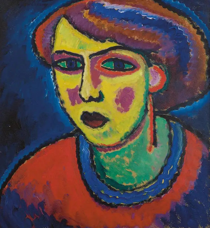Blonde kadın - Alexej von Jawlensky