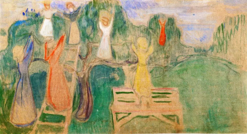 Meyve toplayan kadın - Edvard Munch
