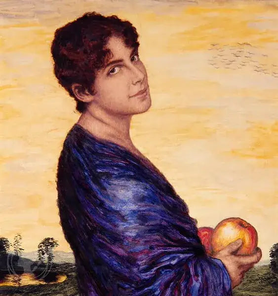 Manzara İçinde Kadın - Franz Von Stuck