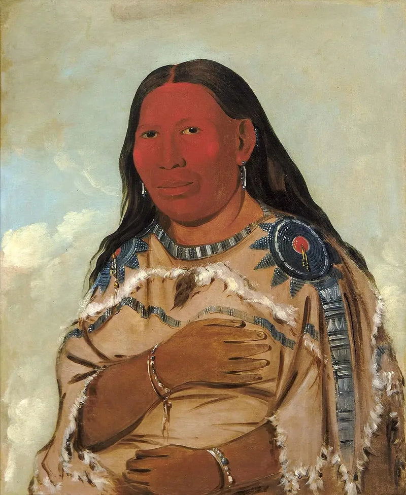 İki Karga Kadını - George Catlin