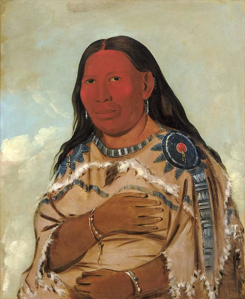 İki Karga Kadını - George Catlin