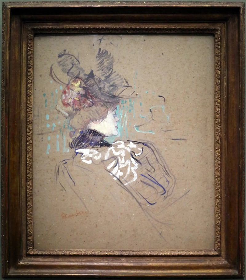 Profildeki Kadın - Henri de Toulouse-Lautrec