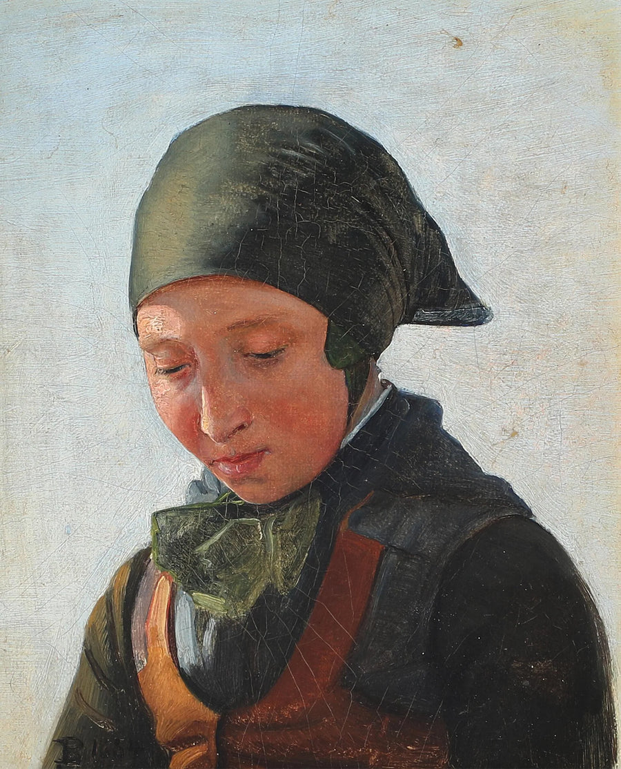 Refsnæs kadın. - Carl Heinrich Bloch
