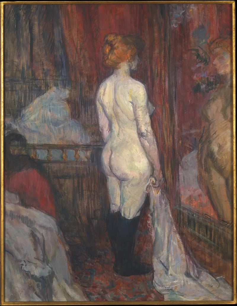 Ayna Önünde Kadın - Henri de Toulouse-Lautrec