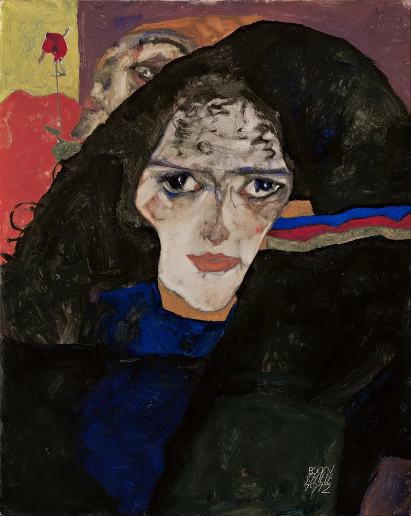 Yaslı Kadın - Egon Schiele