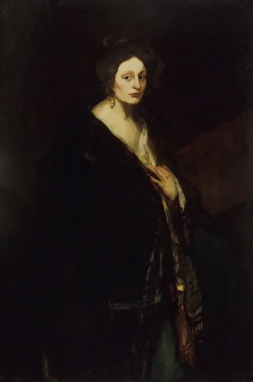 Kadın Paltoyla - Robert Henri