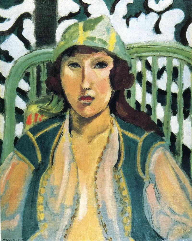 Doğu elbisesi giymiş kadın - Henri Matisse