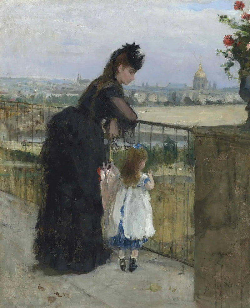 Balkondaki Kadın ve Çocuk - Berthe Morisot