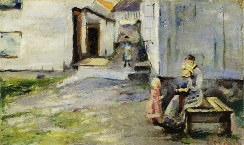 Arendal'da Kadın ve Çocuklar - Edvard Munch