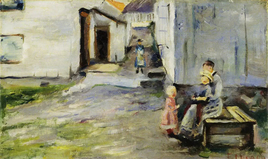 Arendal'da Kadın ve Çocuklar - Edvard Munch
