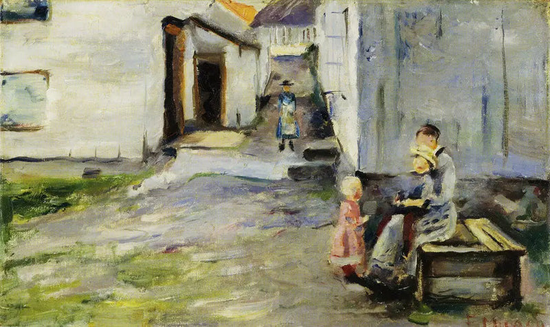 Arendal'da Kadın ve Çocuklar - Edvard Munch