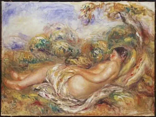 Kırsalda Yatan Kadın - Pierre-Auguste Renoir