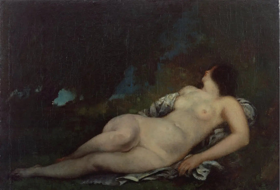 şaşırtıcı kadın - Gustave Courbet