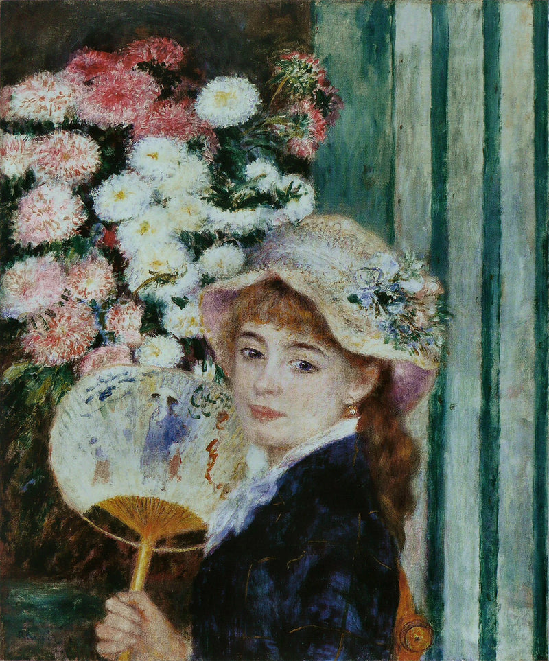 Şemsiye Tutan Kadın - Pierre-Auguste Renoir