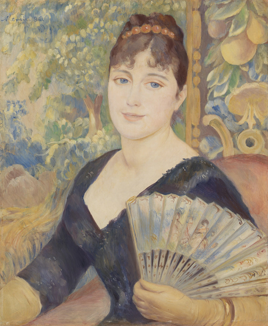 Şemsiye Tutan Kadın - Pierre-Auguste Renoir
