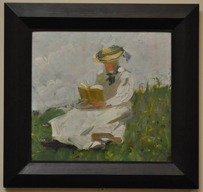 Yeşil içinde okuyan kadın - Franz Marc