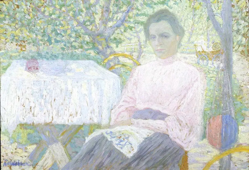 Kadın gazete okuyor - Kazimir Malevich