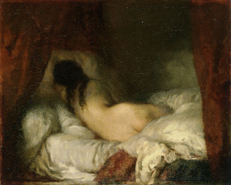 Femme nue couchée - Jean-François Millet