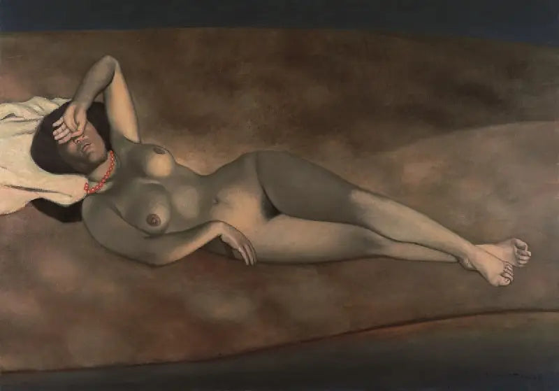 Femme nue couchée sur le sable - Félix Vallotton - Alpha Reproduction