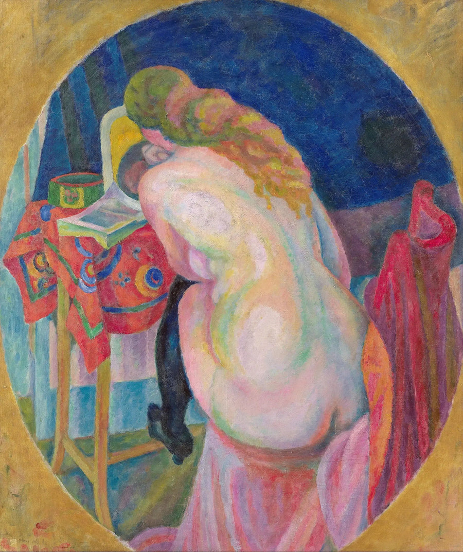 Çıplak kadın okurken - Robert Delaunay